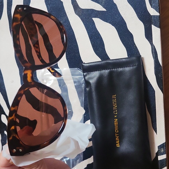 Designer Cat Eye Tortoise Shell Sunglasses *New* - Picture 4 of 4